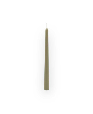Béžová svíčka válec 25,6×2,2 cm – sójový vosk, úzká a elegantní