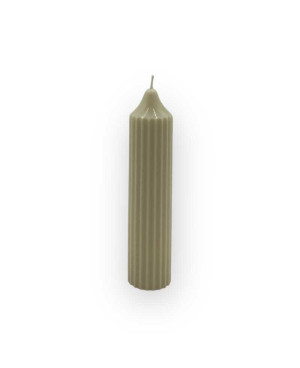 Sójová svíčka válec 15×3,5 cm béžová – elegantní přírodní doplněk