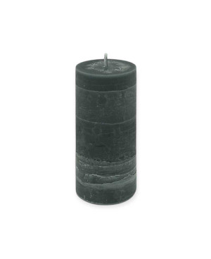 Černá svíčka válec 10×5 cm – palmový vosk, přírodní dekorace