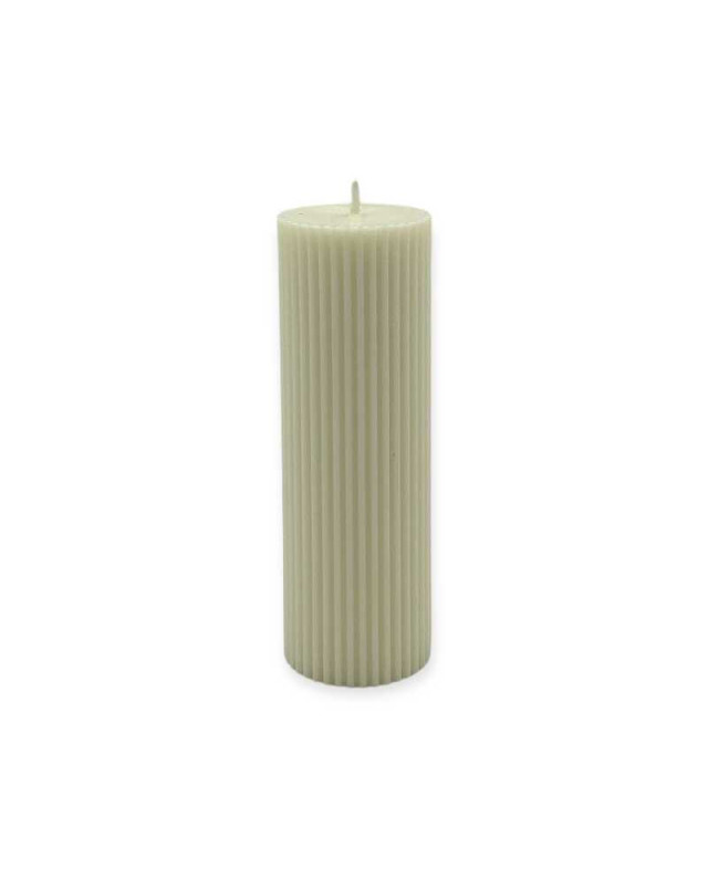 Sójová svíčka válec 15×6 cm – elegantní přírodní dekorace