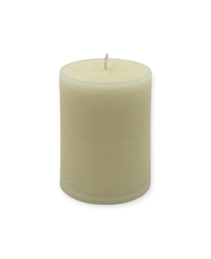 Svíčka válec 10x8 cm z palmového vosku – přírodní svíčka s elegantní strukturou