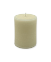 Svíčka válec 10x8 cm z palmového vosku – přírodní svíčka s elegantní strukturou