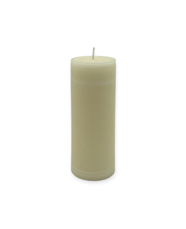 Svíčka válec 15x6 cm z palmového vosku – přírodní design s dlouhou výdrží