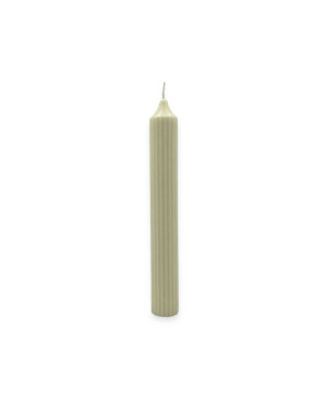 Sójová svíčka válec 25×3,5 cm béžová – minimalistická přírodní dekorace