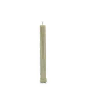 Sójová svíčka válec 27×2,8 cm béžová – přírodní elegantní svíčka do interiéru