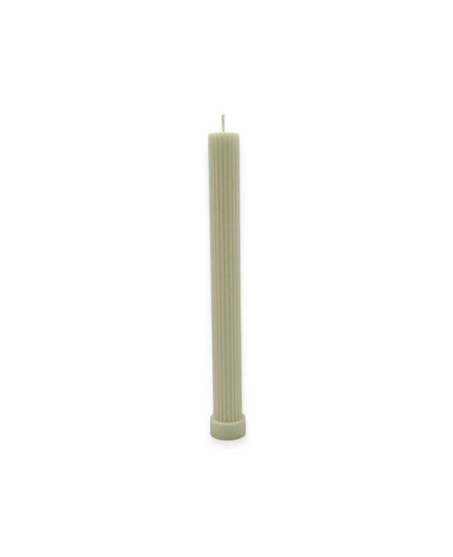 Sójová svíčka válec 27×2,8 cm béžová – přírodní elegantní svíčka do interiéru Sójová svíčka válec 27×2,8 cm béžová – přírodní elegantní svíčka do interiéru