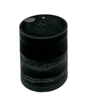 PALMOVÁ SVÍČKA VÁLEC 6x7,5 CM ČERNÁ