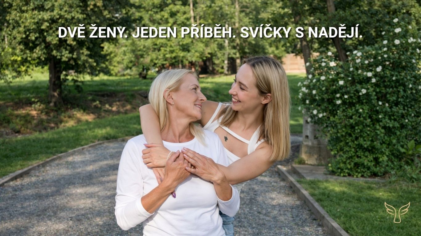 „Martina a Anna – zakladatelky značky Křídla naděje, přírodní svíčky